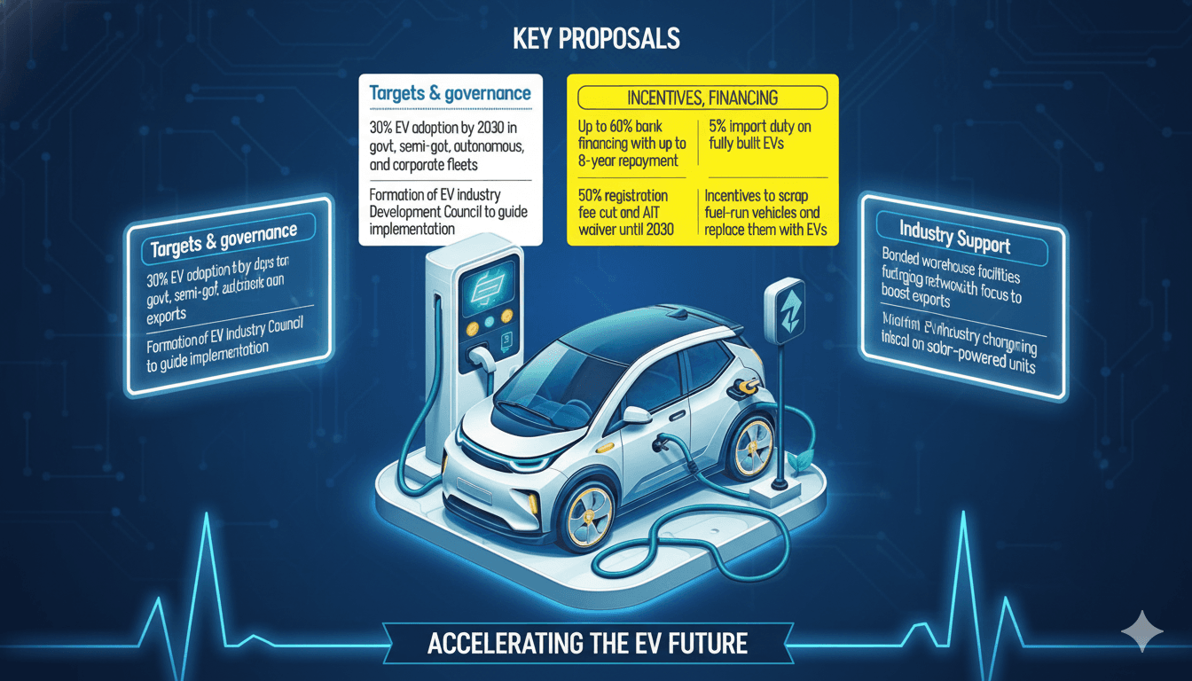Bangladesh govt targets 30%EV adoption by 2030 